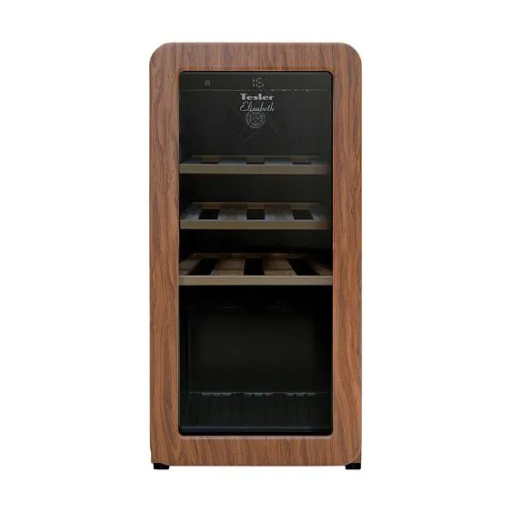 Винный шкаф TESLER CWC-188 CARAMEL WOOD — фото