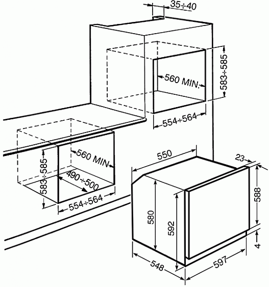Духовой шкаф SMEG SFP6104TVB