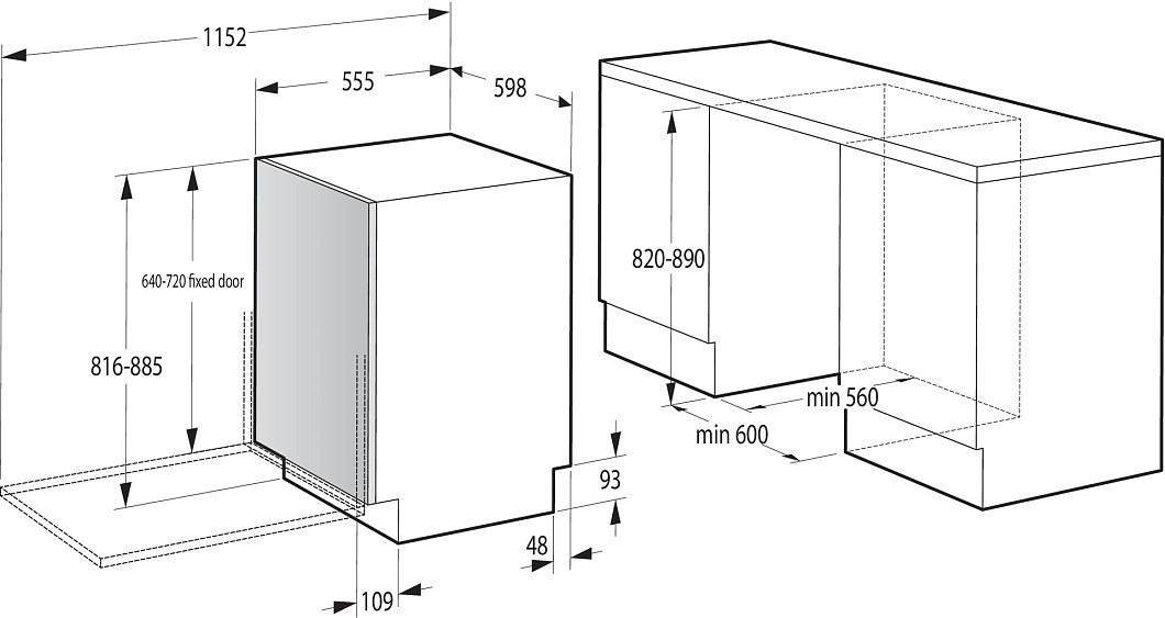Посудомоечная машина GORENJE GV642D90