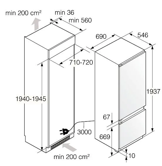 Холодильник ASKO RBC297SND1
