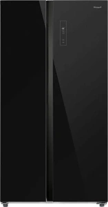 Холодильник WEISSGAUFF WSBS 550 Built-in NoFrost Inverter Black Glass