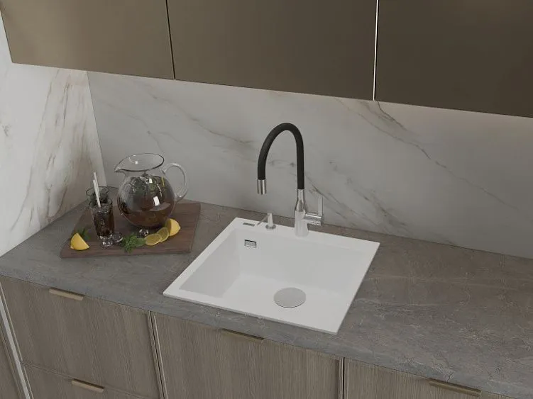 Кухонная мойка RIVELATO ZENO 5650 Bianco latte