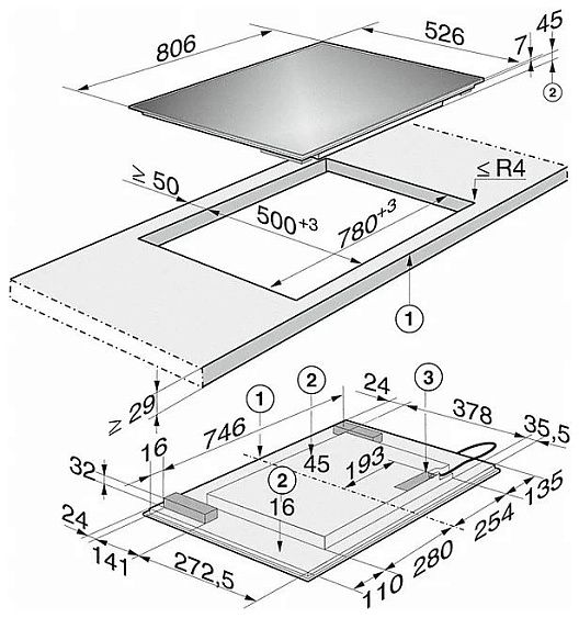 Варочная панель Miele KM 6363-1