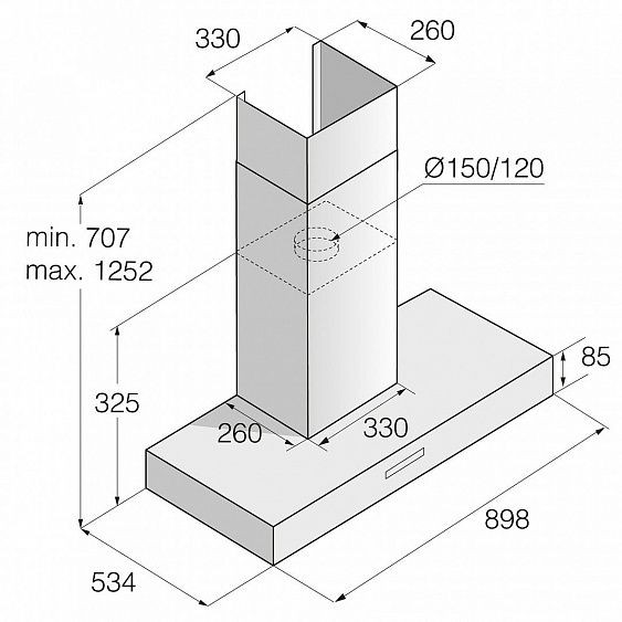 Вытяжка ASKO CW4930G