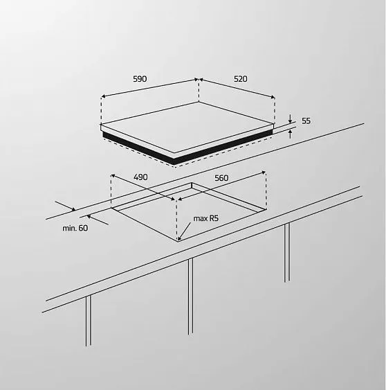 Варочная поверхность SIMFER H60V32B025