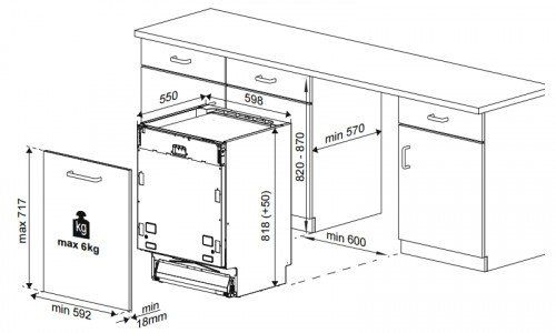 Посудомоечная машина BEKO DIN 25410