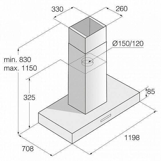 Вытяжка ASKO CI41230G