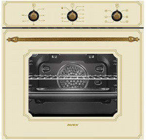 Электрический духовой шкаф AVEX RY 6060, бежевый