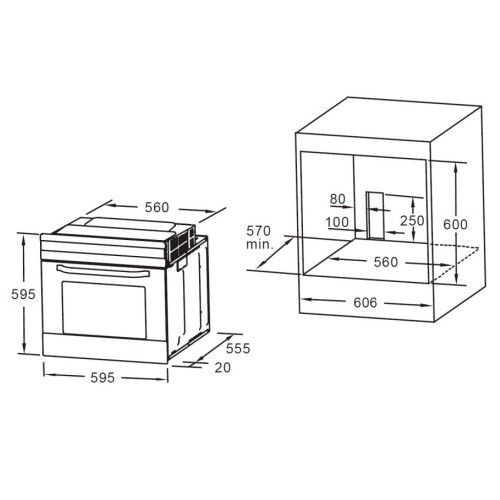 Духовой шкаф AKPO PEA 6508F MMD01 IV