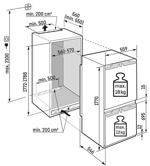Холодильник LIEBHERR ICNd 5103