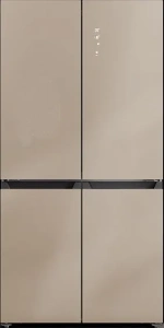 Холодильник LEX LCD505 Brown satin Cross Door