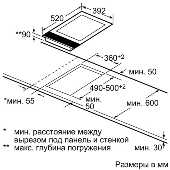 Smeg s8l1743e схема встраивания