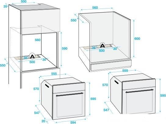 Встраиваемый электрический духовой шкаф Beko OIM 27201 A