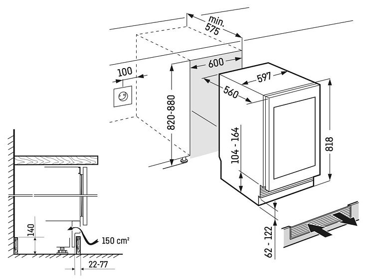 Винный шкаф LIEBHERR UWpri 3661