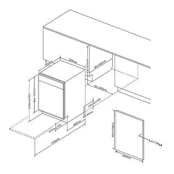 Посудомоечная машина TOSHIBA DW-14B4(B)-RU