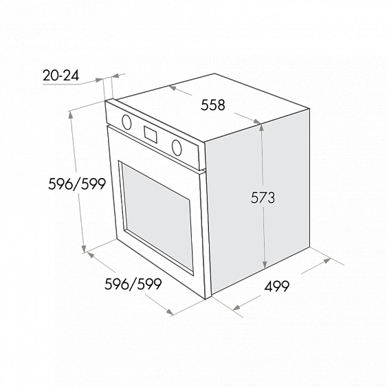 Электрический духовой шкаф MAUNFELD MEOXN.626RBGB.TA