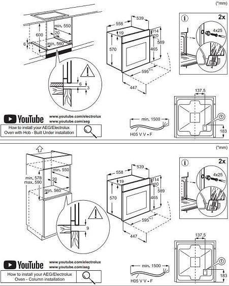Духовой шкаф ELECTROLUX EOF5F50BX