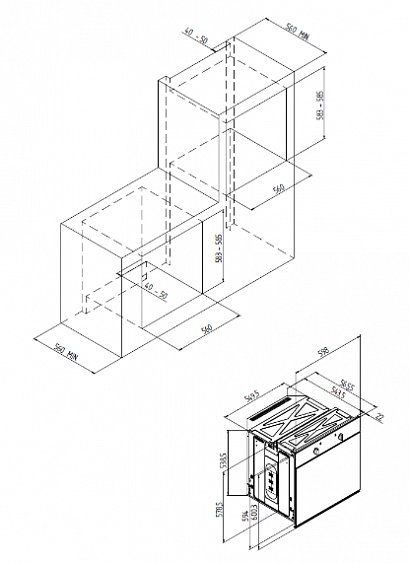 Духовой шкаф KORTING okb 752 cfx