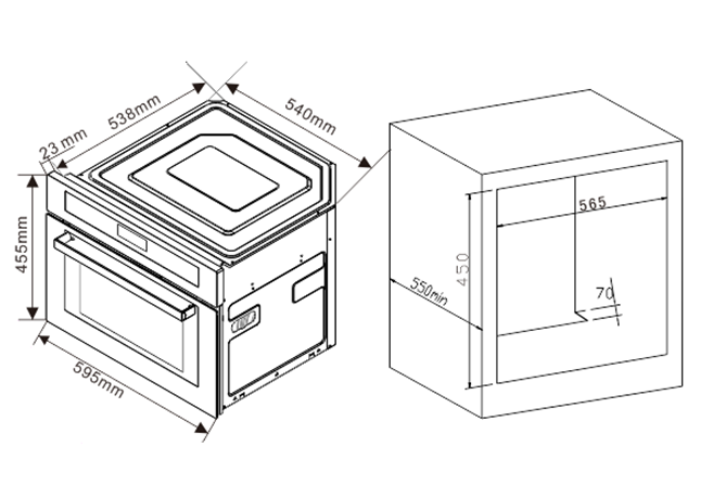 Духовой шкаф ZIGMUND SHTAIN EN 102.112 S