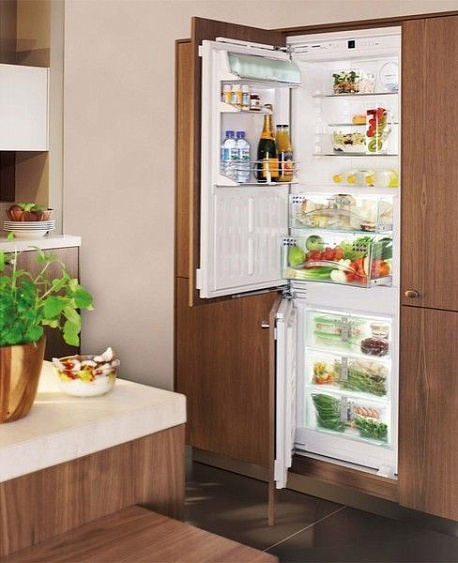 Встроенные холодильники размеры фото