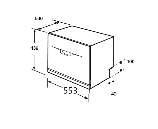 Посудомоечная машина FLAVIA TD55VENETAP5GR