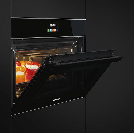 Духовой шкаф электрический компактный SMEG SF4604PVCNX1