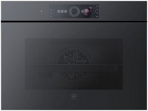 Духовой шкаф V-ZUG Combair V6000 45 C6T-21067 чёрное стекло