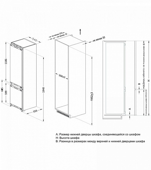 Холодильник SCANDILUX CNFBI210E