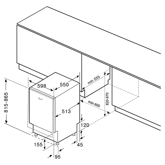 Посудомоечная машина KRONA DELIA 60 BI V 2