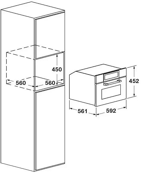 Духовой шкаф FULGOR Milano FCLCMO 4510 TEM BK