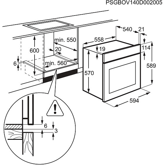 Духовой шкаф ELECTROLUX RZB2100AJK