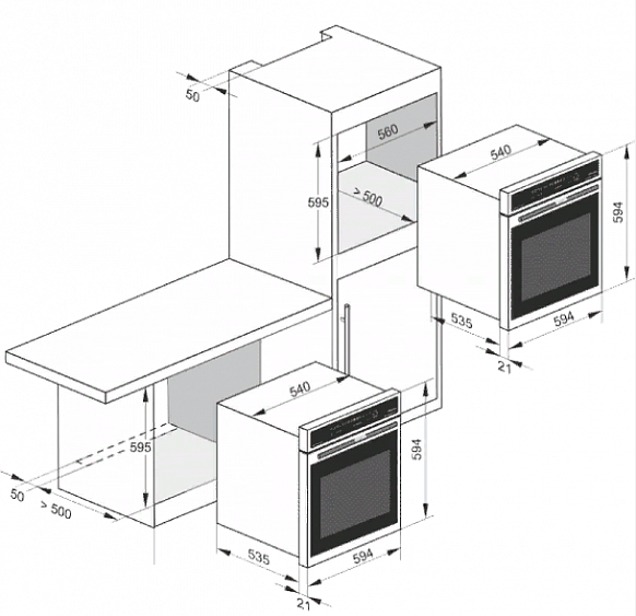 Духовой шкаф KAISER eh 6365 sp
