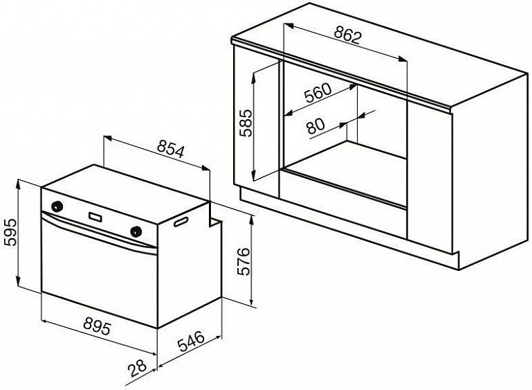Духовой шкаф KORTING okb 5809 csx pro