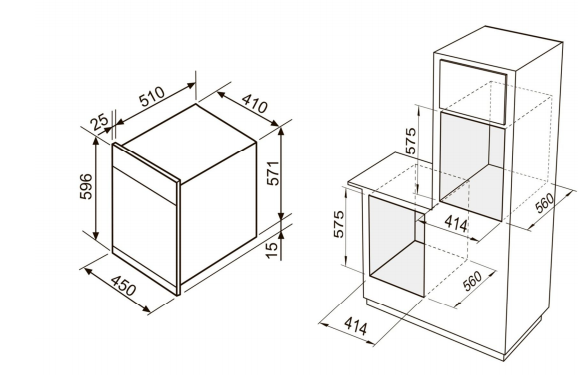 Духовой шкаф ZIGMUND & SHTAIN en 182.512 a
