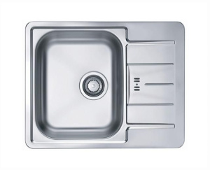 Кухонная мойка ALVEUS Line 60 NAT-90 1065681 (в комплекте с сифоном 1064388)