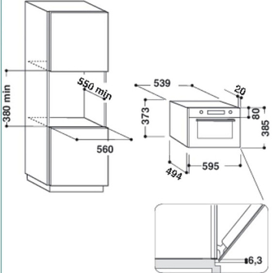 Микроволновая печь Whirlpool AMW730/IX