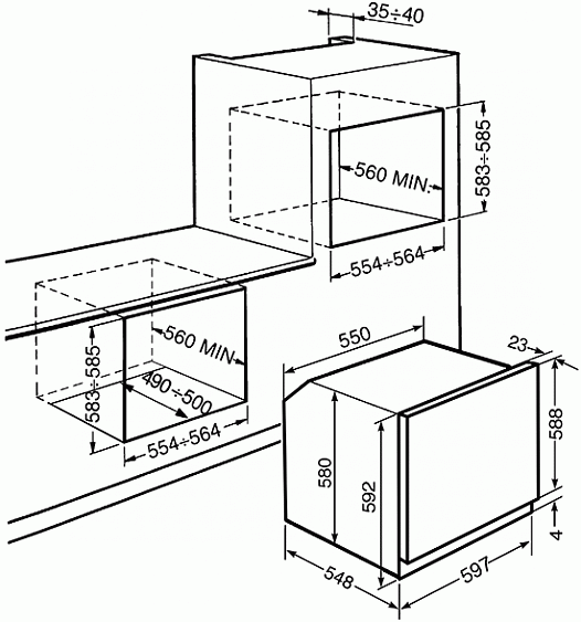 Духовой шкаф SMEG SF6922PPZE