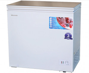 Морозильный ларь WILLMARK CF-250G белый/стеклянная крышка