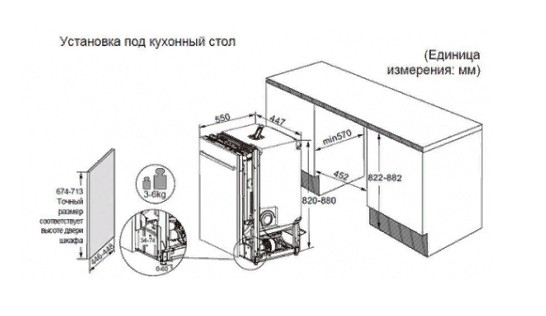 Встраиваемая посудомоечная машина Haier DW10-198BT3RU