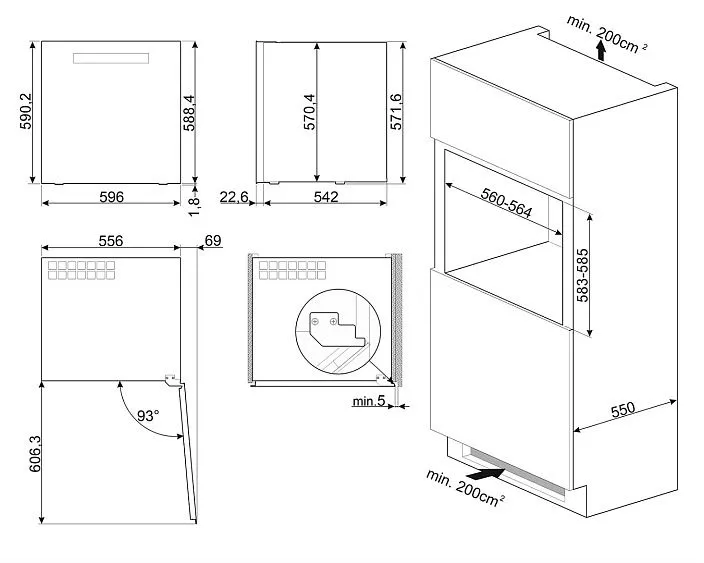 Винный шкаф SMEG CVI329XE