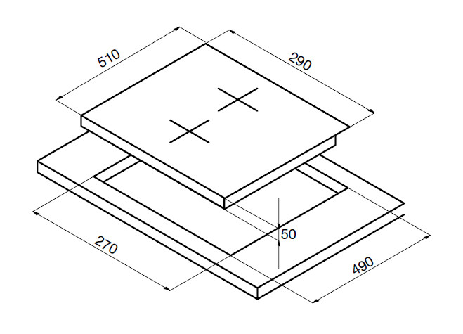 Варочная поверхность KORTING hk 32032 b