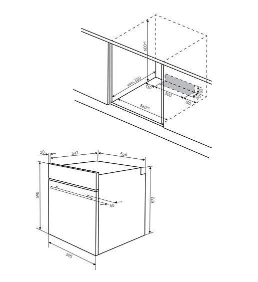 Духовой шкаф KUPPERSBERG HO 603 Black line