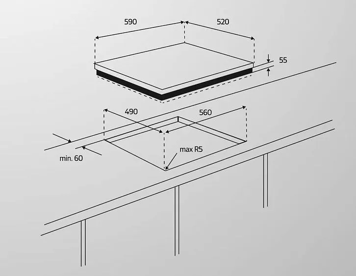 Варочная поверхность SIMFER H60Q40B440