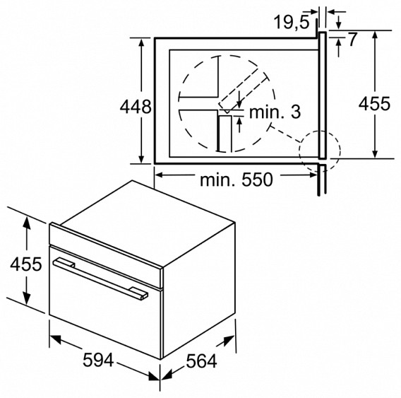 Микроволновая печь BOSCH COA565GB0