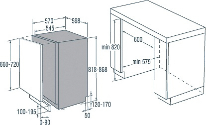 Посудомоечная машина встраиваемая полноразмерная GORENJE gdv600x