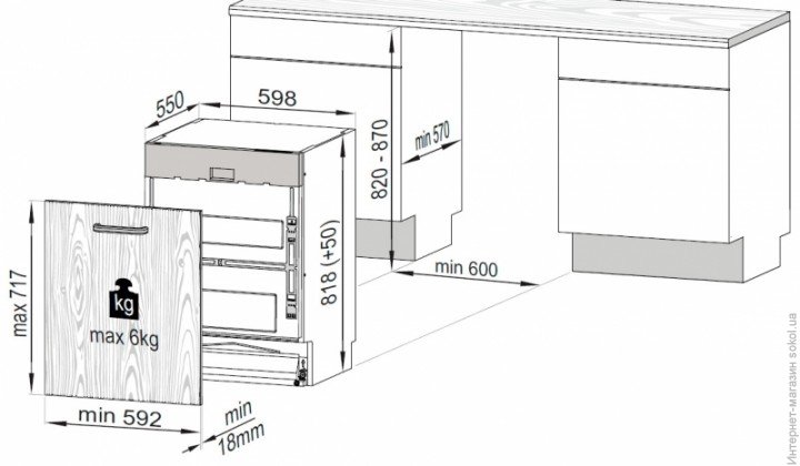 Посудомоечная машина BEKO DIN 28322