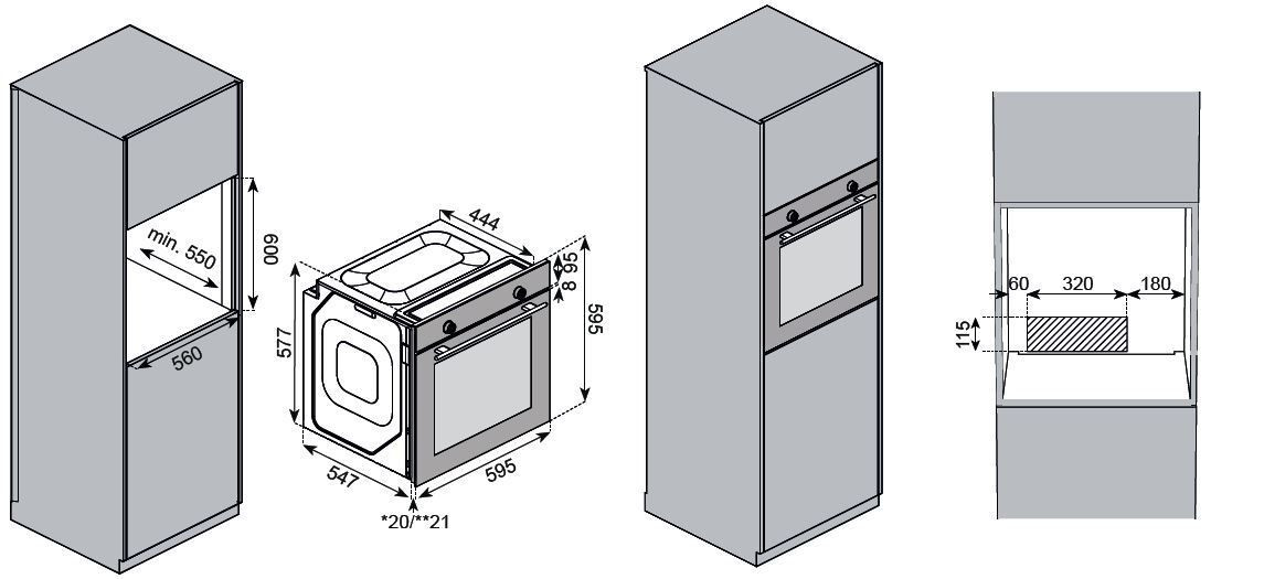 Духовой шкаф KUPPERSBERG HO 603 B