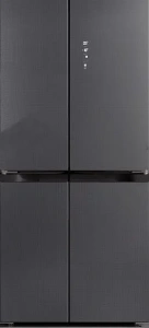 Холодильник LEX LCD450 graphite skin Cross Door