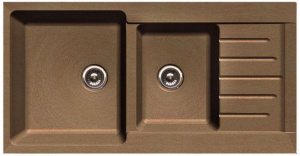 Мойка GRANFEST Practic GF-P980KL (980х510) Терракот 307 2-секц. 429656