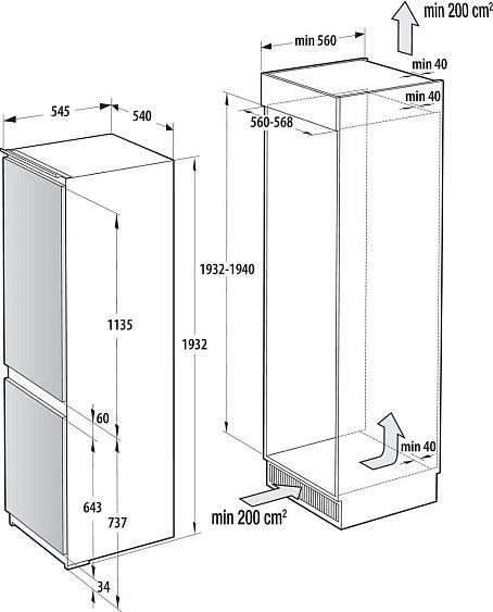 Холодильник GORENJE NRKI519141